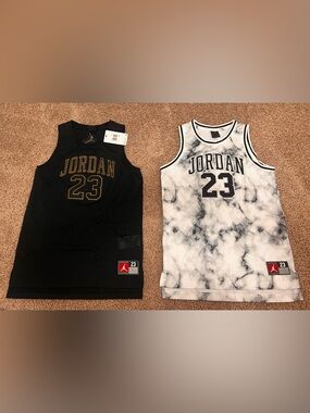 2 boys large Jordan jerseys